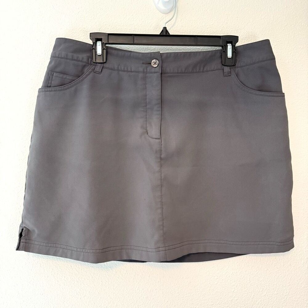 Slazenger Pickleball Tennis Golf Gray Skort Size 12